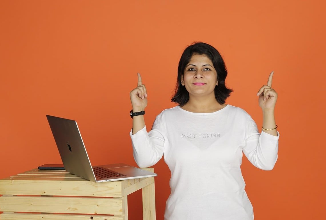 website launch laptop