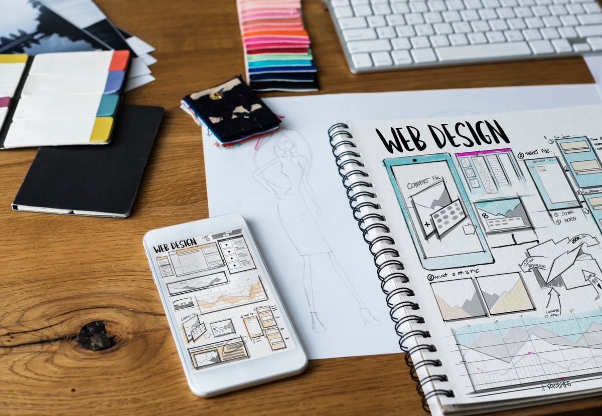 logo design desk sketches